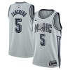 Camiseta Hombre NBA Orlando Magic Paolo Banchero 2024-25 Nike City Edition Gris Swingman